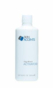 OLIGO MINERAL ACTIVATOR- AKTYWATOR DO MASEK ALGOWYCH I PEELINGÓW W PROSZKU 500ML Bazujący na soli morskiej i glicerynie aktywator do masek kolagenowych i proszkowych