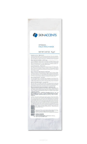 PATCH MASK “LIFT SOLUTION” - LIFTUJĄCA MASKA W PŁACIE 1 SZ.